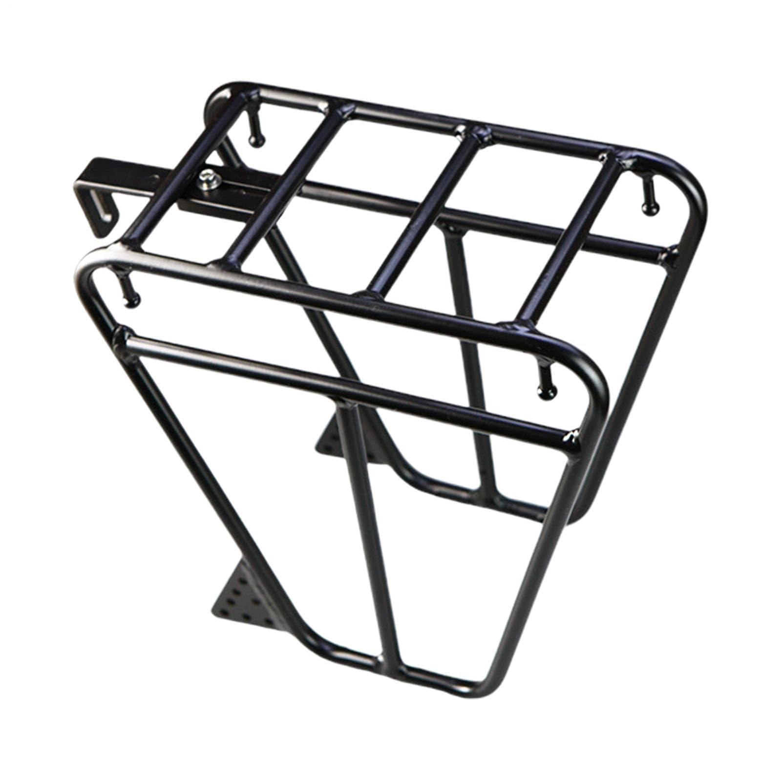 Generico Portapacchi Anteriore Bici | Lega Alluminio, 26x26 Cm
