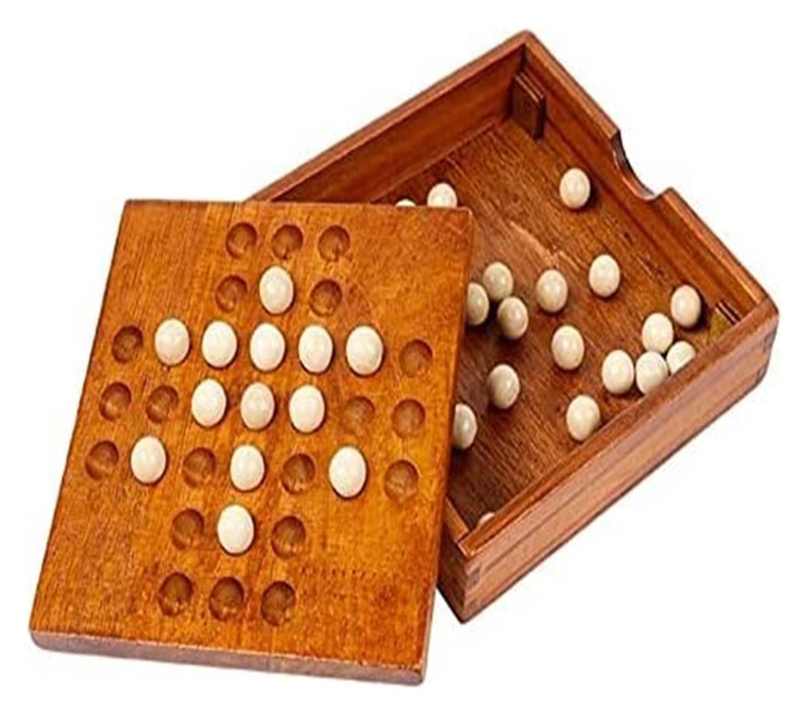 Jeu D'échecs International Jeux De Société Classiques en Bois Solitaire ， Jeu D'échecs À Capacité Cognitive Indépendante Fêtes Activités Familiales