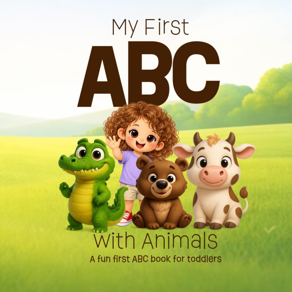 My First ABC with Animals: A Fun First ABC Book for Toddlers