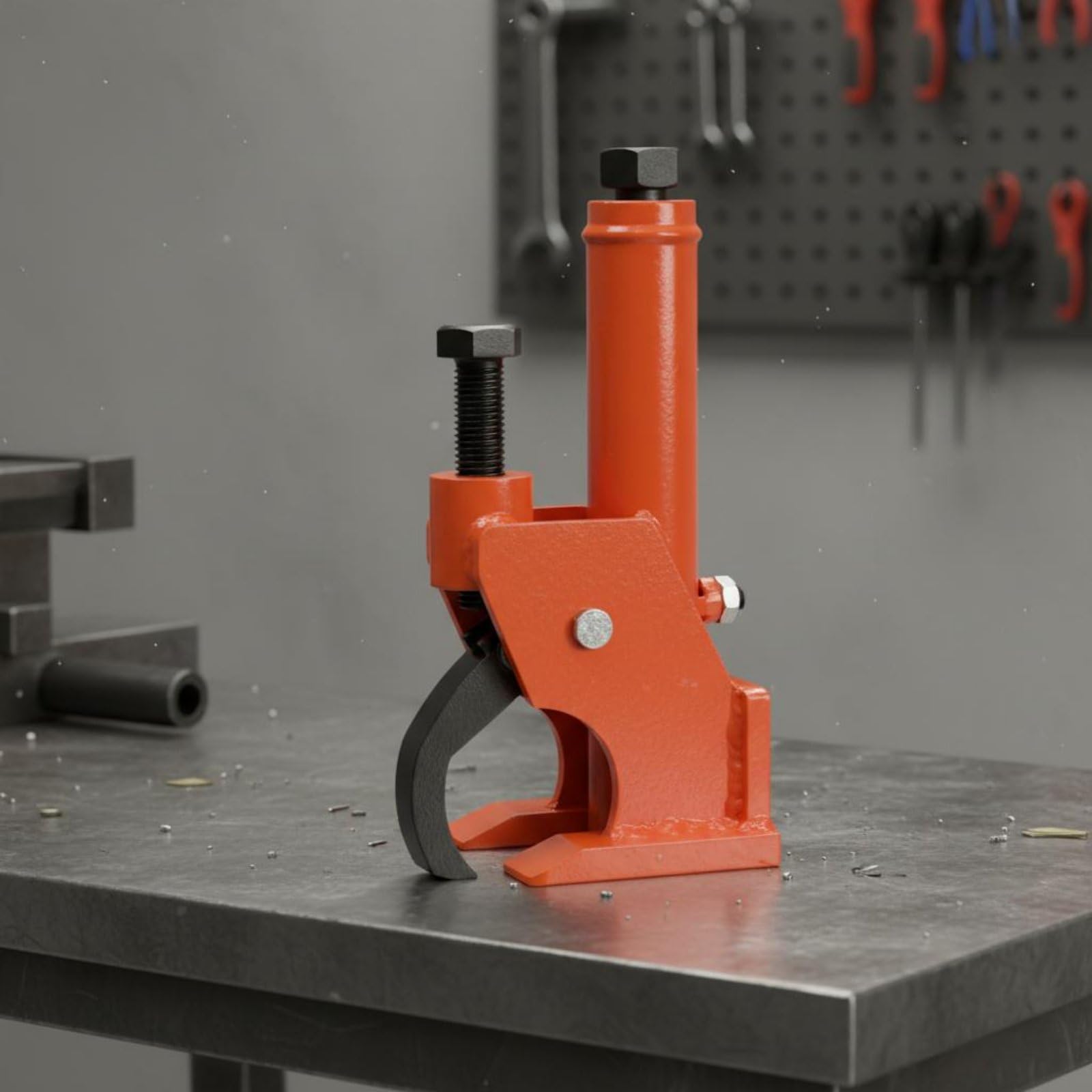 Generic Smontagomme Manuale Attrezzatura Smontaggio Pneumatici Bead Breaker Leveraggio Controllato Struttura in Ferro Compatta Portatile 5.5kg Adatta per Officina Banco Lavoro Manutenzione Auto