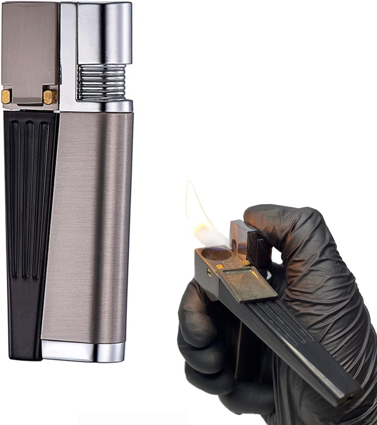 Lighter Combination, Portable Lighter Upgrade, a Dozen, Metal Lighter Set, Foldable
