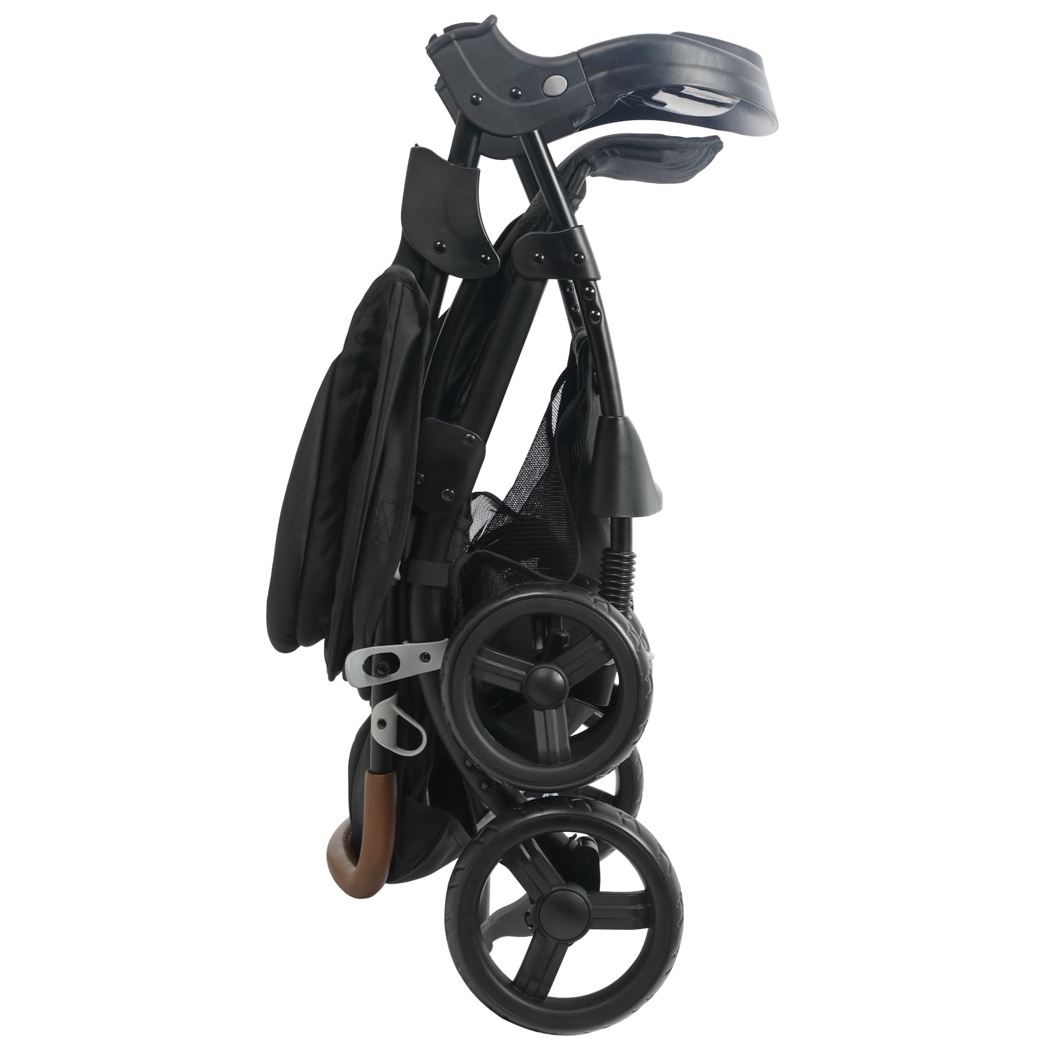TS CASSIOPE LX Travel System Duo 2-en-1 : Poussette Compacte Longue Durée Naissance-4 ans/22kg, avec Habillage Pluie, Finitions Luxe, Combinée à un Siège Auto Bébé R129 40-83 cm/13 kg– Silver
