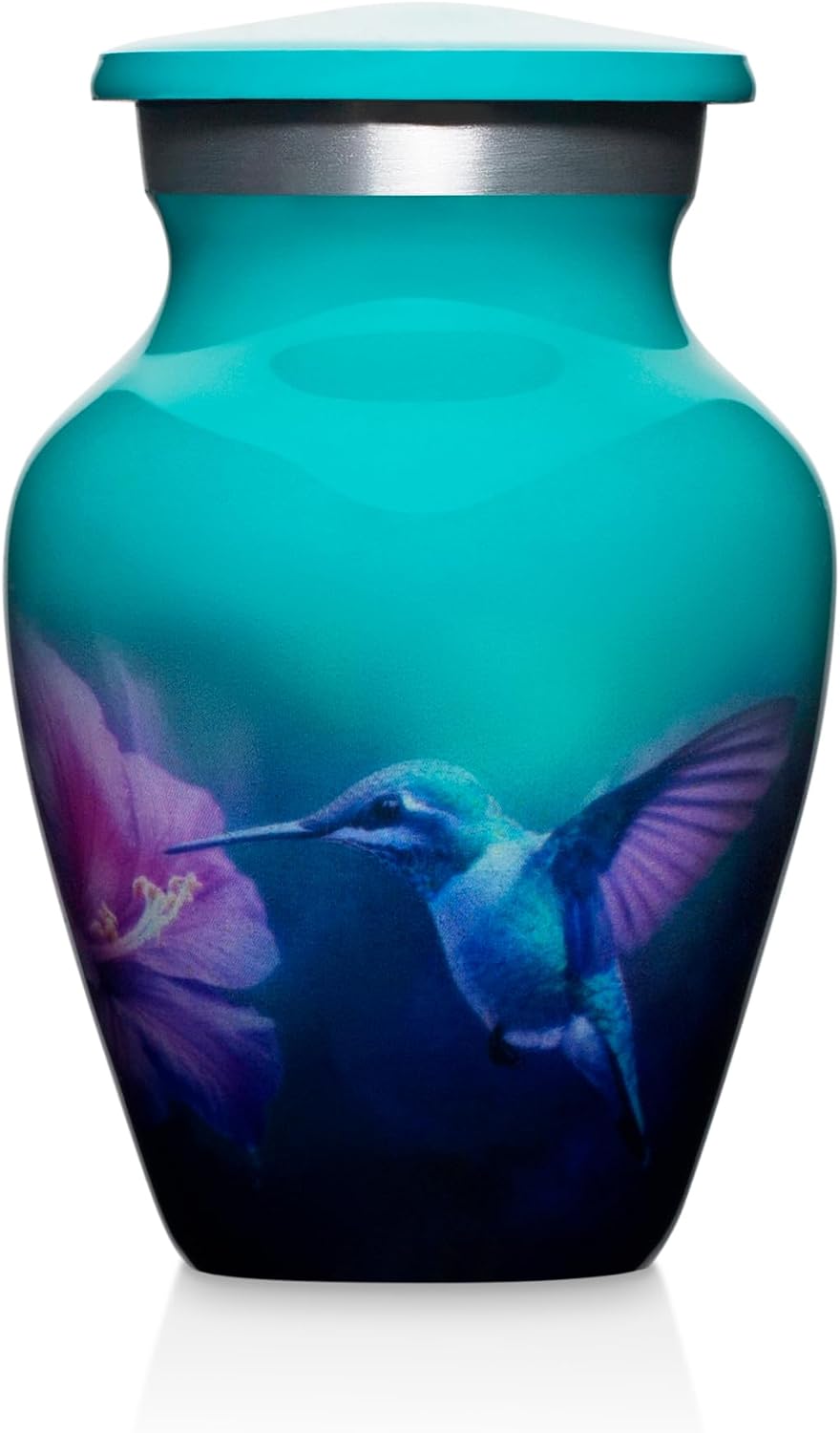 Blue Hummingbird Cremation Urns for Men and Women Human Ashes - Keepsake Urn