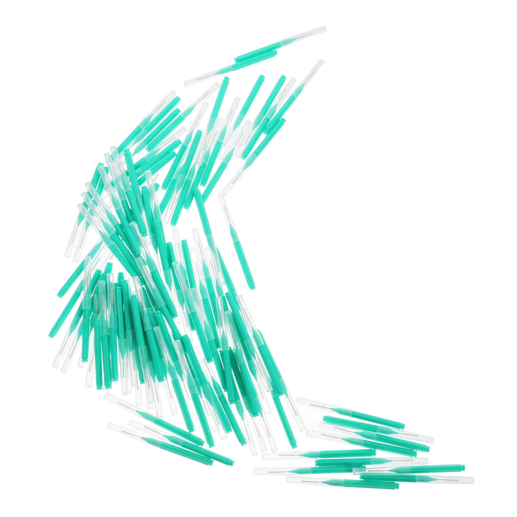 OSOLADY Interdental Brush Cleaners 100pcs Set Gum Brush Picks Gentle on Gums for Cleaning Between