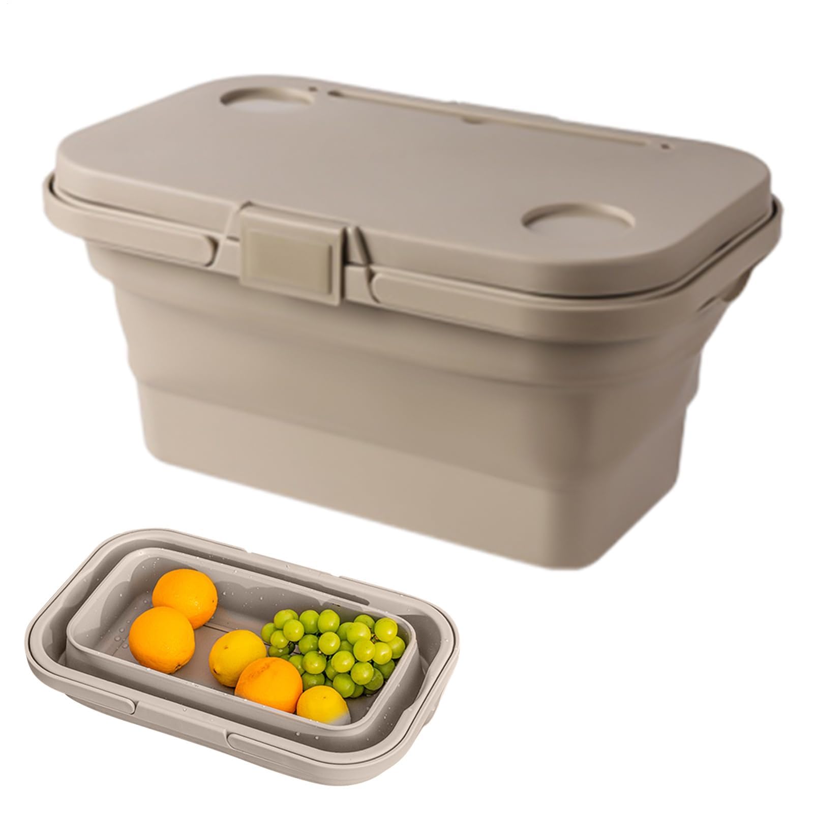 Tragbarer Picknickkorb mit Tisch – isolierte Kühltasche | wasserdichtes Outdoor-Esszimmer-Set leichte Campingausrüstung für Park, Heckklappe und Reisen