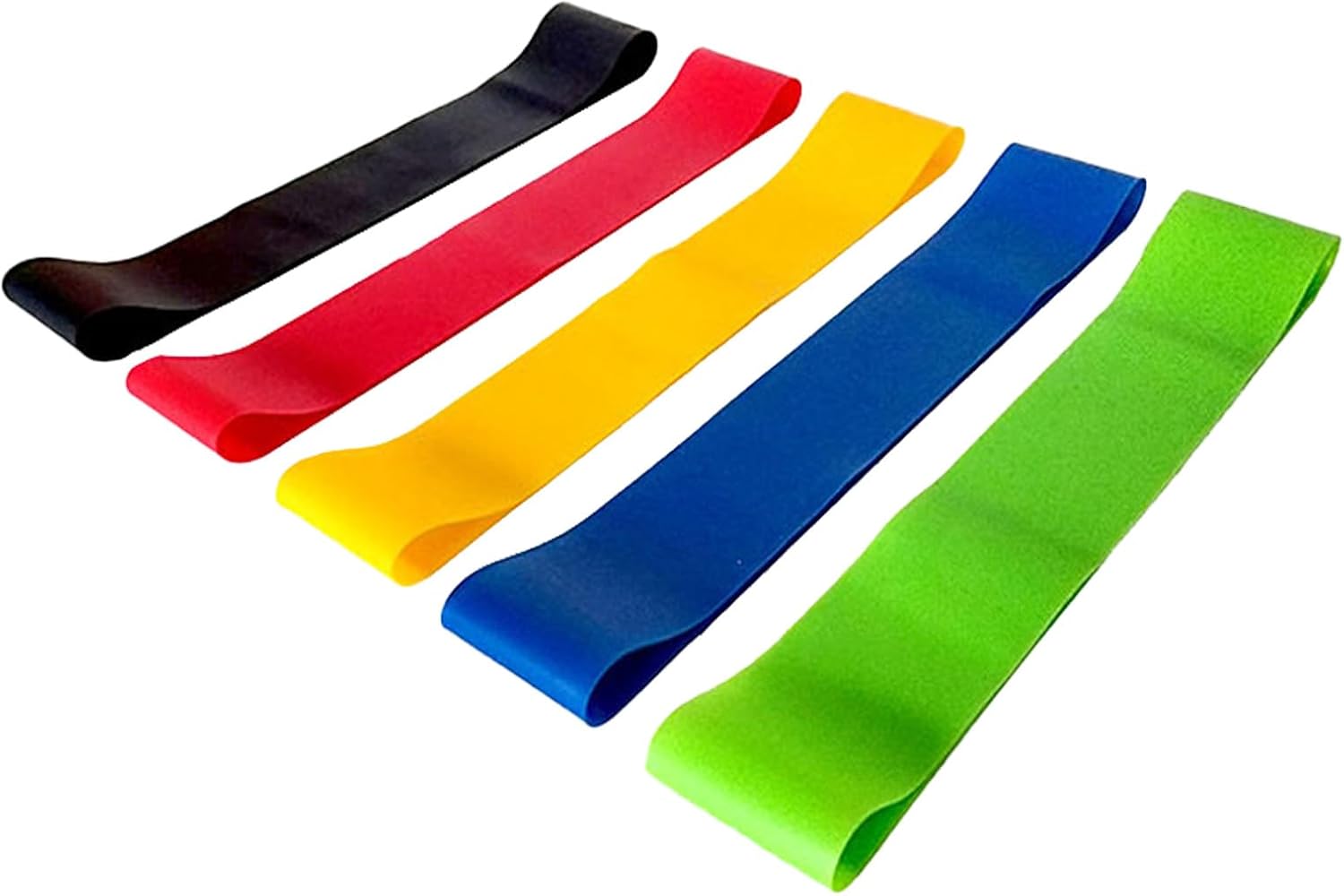 Resistance Bands, Pack of 5 Different Resistance Levels Elastic Band