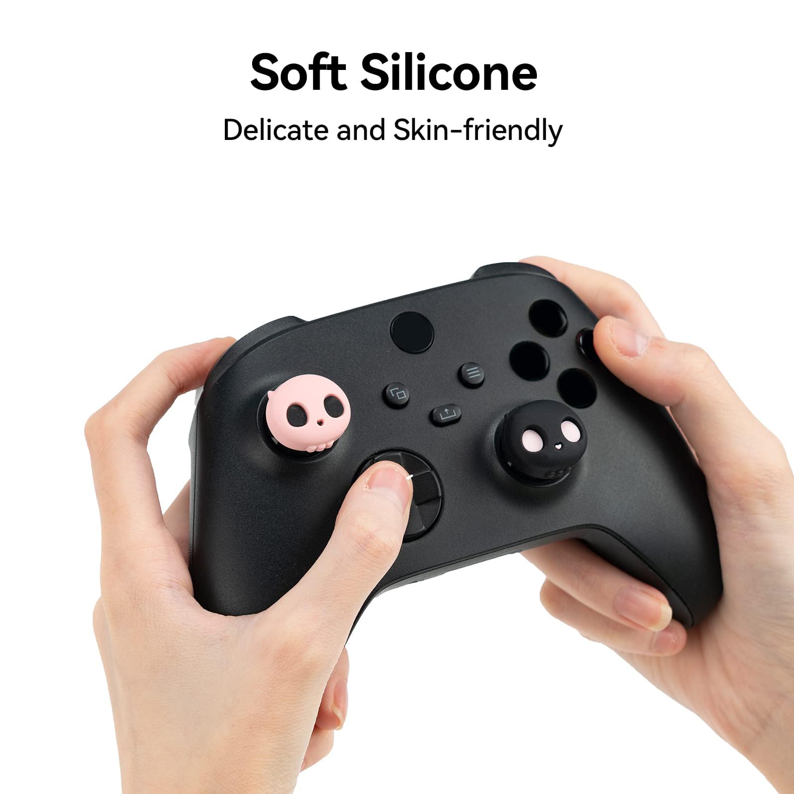 GeekShare Halloween Xbox One Grip Silicone Pad Set (2 Pares de 4) para Xbox One