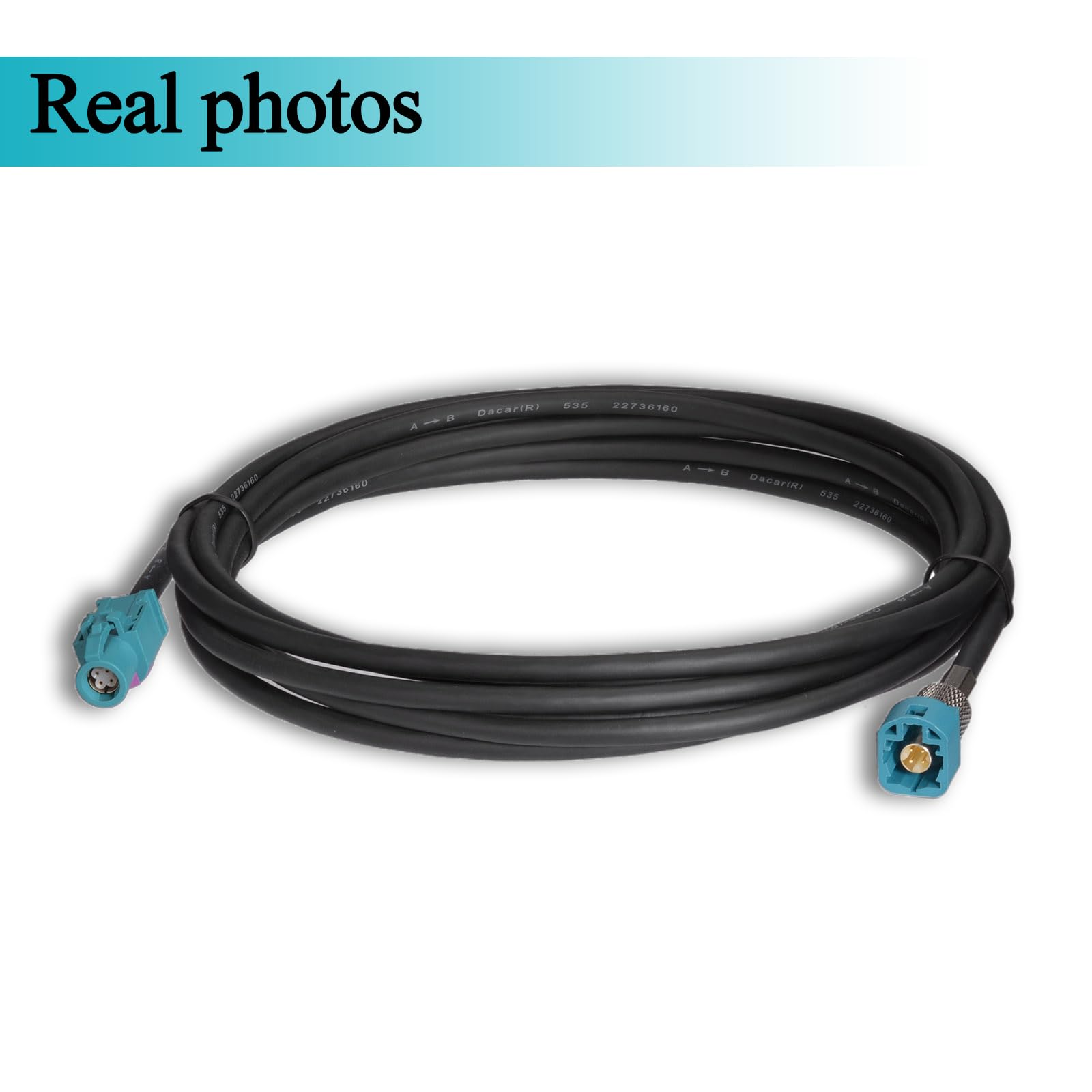 Produktbild von Eightwood HSD Z LVDS Kabel 100 Cm – Für BMW, Audi, VW, Mercedes, Rückfahrkamera & Navi