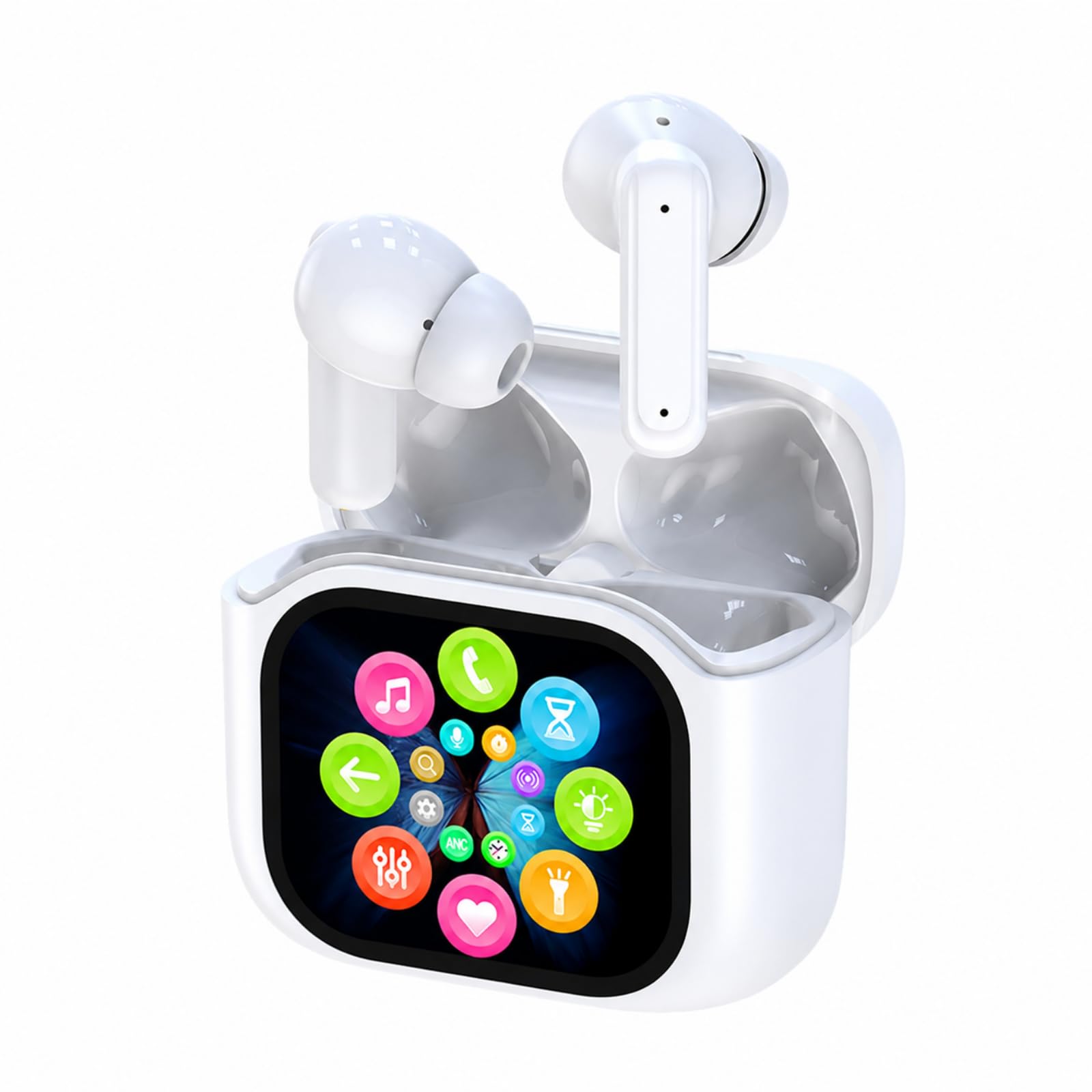 Lingo Bilingual Bluetooth Kopfhörer Für Gespräche Reise Und Geschäft (Weiß) | Kabellose In Ear Kopfhörer mit App Übersetzung, Umgebungsmodus, ergonomischer Passform und IPX4 Spritzwasserschutz.