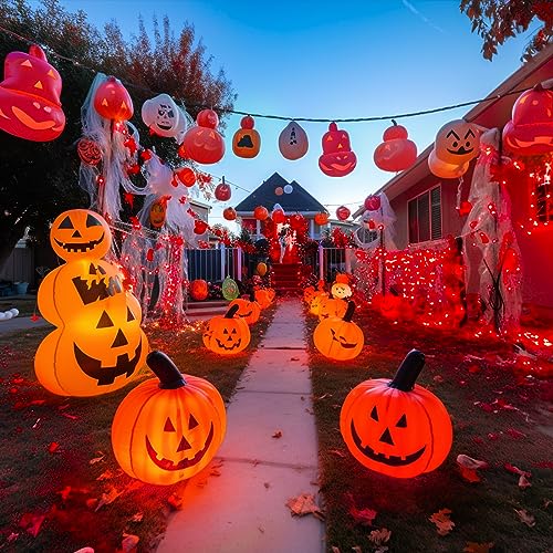 Jmexsuss 2 Pack Red Solar Halloween Lights, 33Ft 100 Led Solar Fairy Lights Outdoor, Waterproof Red Solar String Lights For Halloween Patio Tree Party Christmas Decorations #TOP3