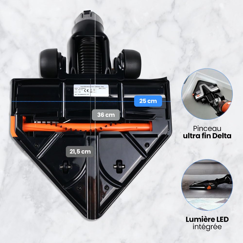 Brosse Rotative RS-2230002055 Pour Aspirateur Rowenta Air Force Serenity - Pièce Détachée Originale