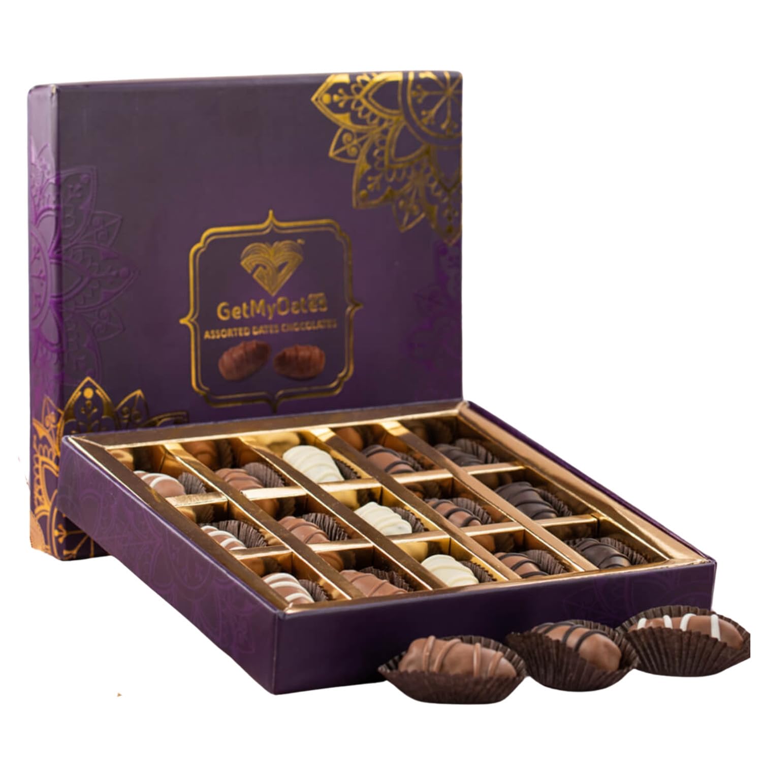 GetMyDates Decadent Chocolate Dates with Nuts and Fruits - Gourmet Indulgence - 260g (B0CWLNC8QL) Amazon Price History, Amazon Price Tracker