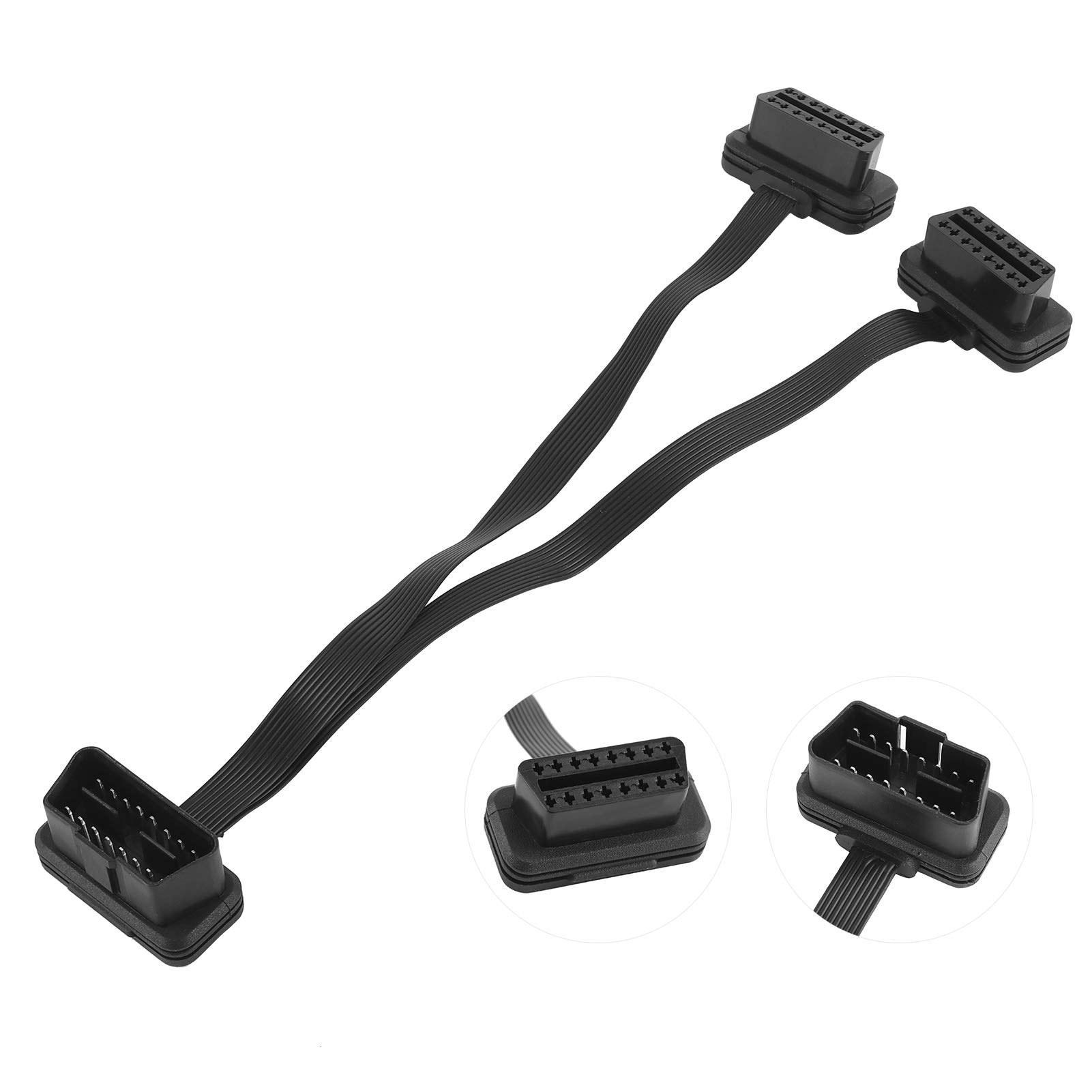 Cavo di prolunga OBD, separatore a Y OBD2 a 16 pin con interruttore Cavo di prolunga maschio a doppia femmina per strumento diagnostico auto,strumento di riparazione automatica,strumenti diagnostici