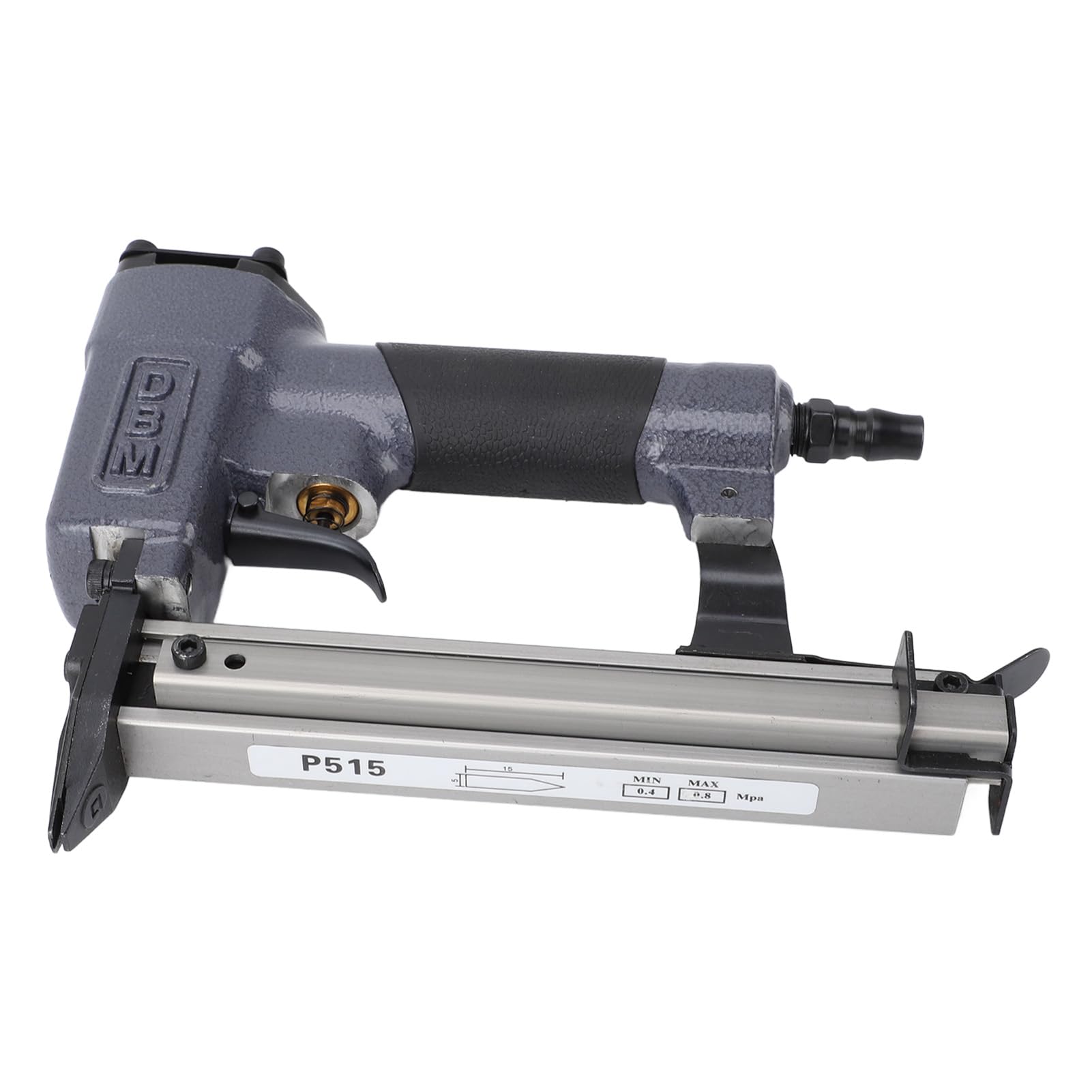 Pneumatic Brad Nailer, Quiet, 100 Nails, Capacity 0.4MPa to 0.8MPa, Air Nailer Tool for Frame Wood Processing