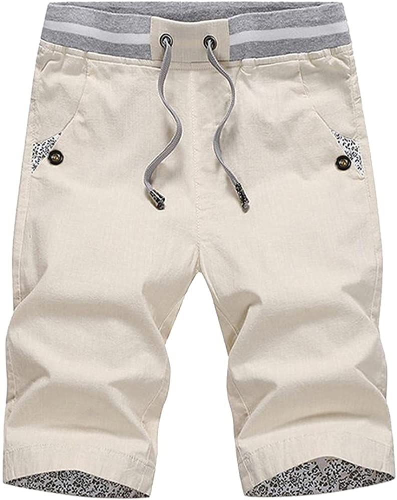 Fashion Summer Men Shorts Cotton Beach 