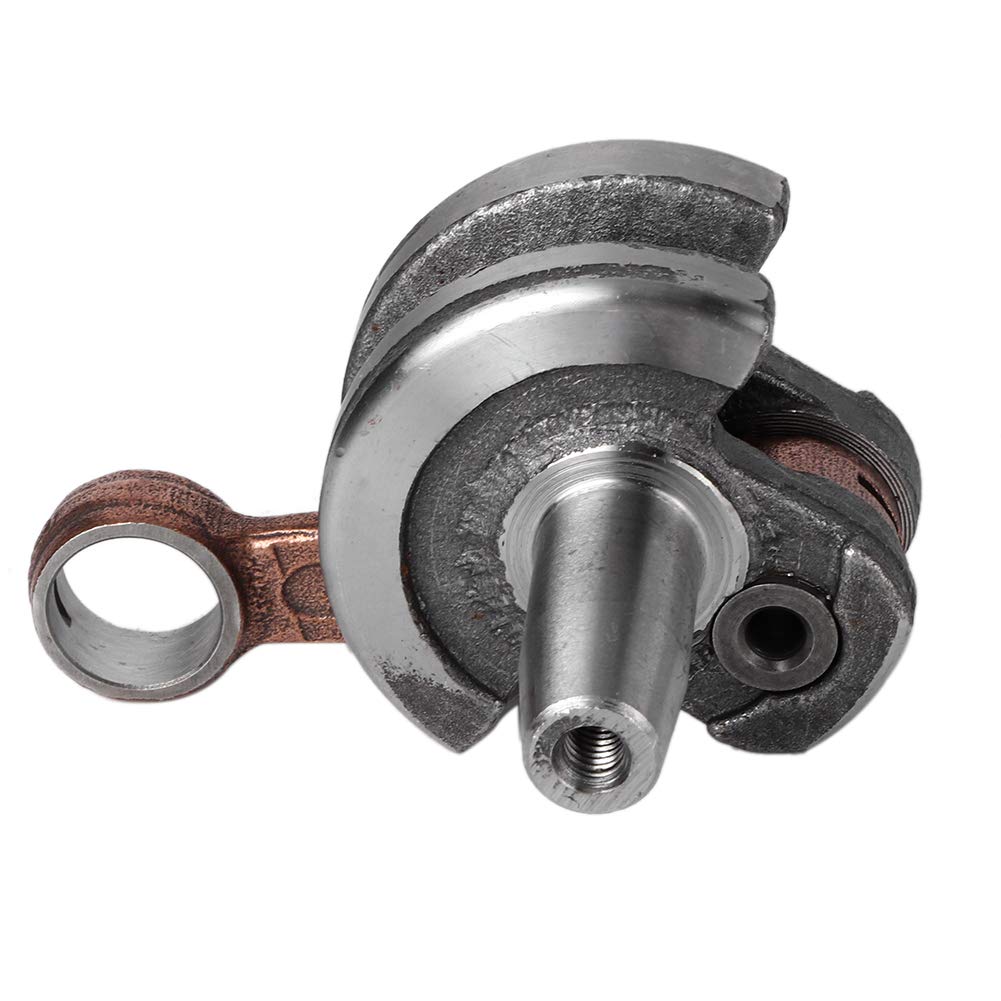 Nikou Albero motore a semicerchio - Sostituzione dell'albero motore a semicerchio da 44 mm/1,7 pollici resistente alla corrosione per Mini Pocket Bike 47cc 49cc