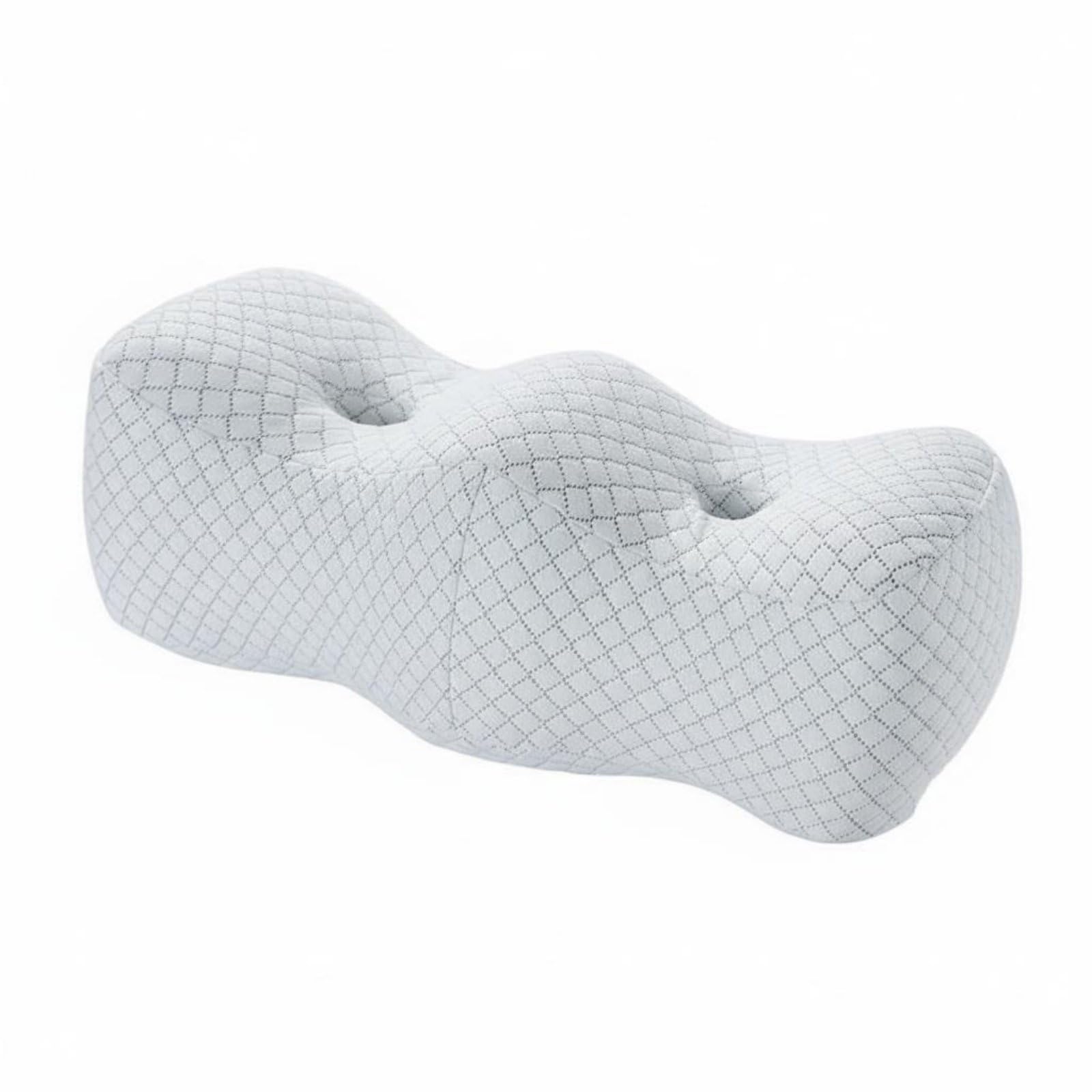 Almohada Ortopédica de Cojín de Pierna Almohada para Piernas Cojín Ergonómico de s con Elevación de Piernas y s para Alineación Adecuada para Mujeres, Blanco