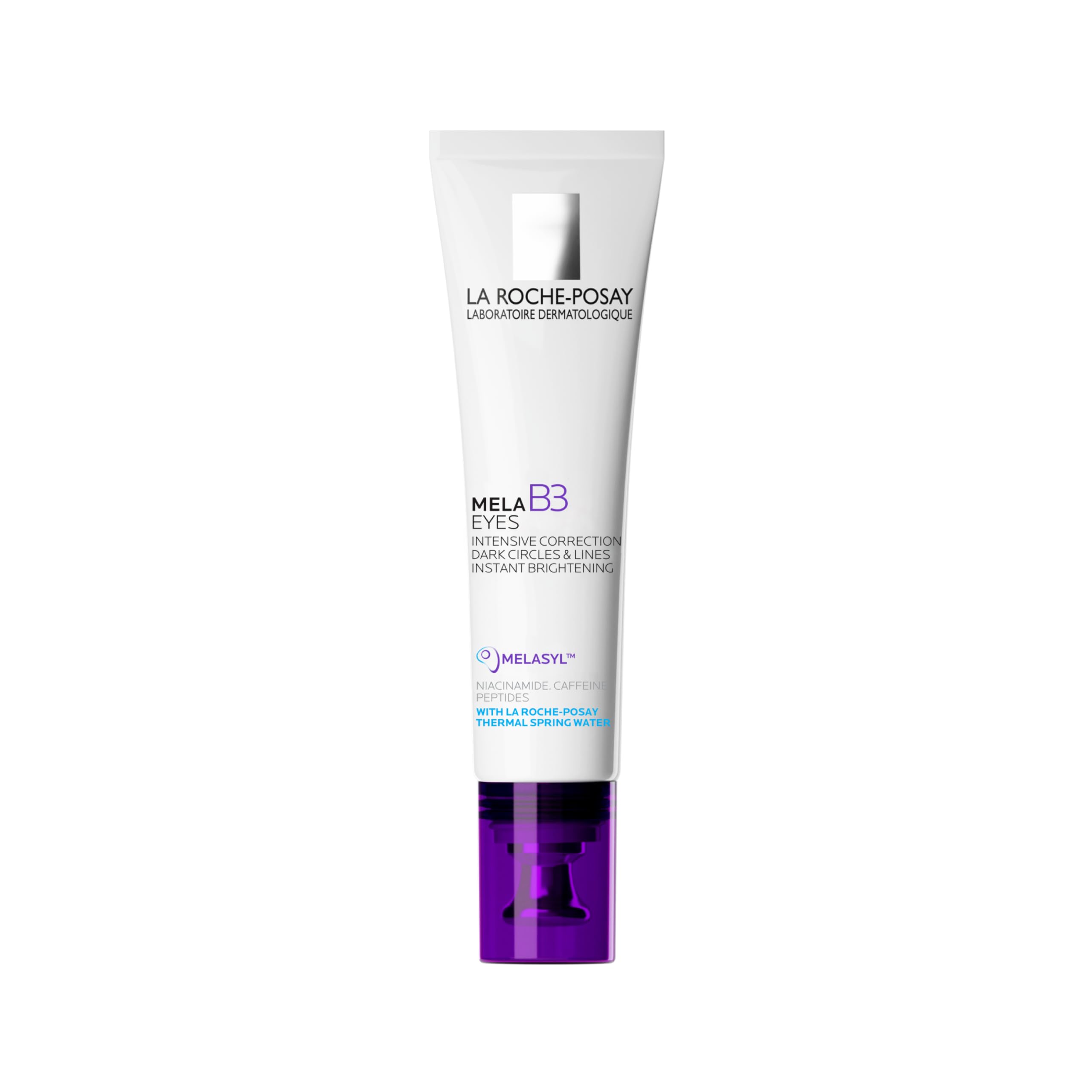 La Roche-Posay Mela B3 Eyes, intensive dark circles corrector for all types of peri-orbital hyperpigmentation, powered by Melasyl™, Niacinamide, and Caffeine, 15ml