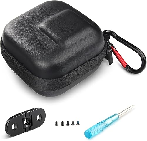HSU Reemplazo de dedos plegables y mini estuche de transporte para GoPro Hero 109 Negro