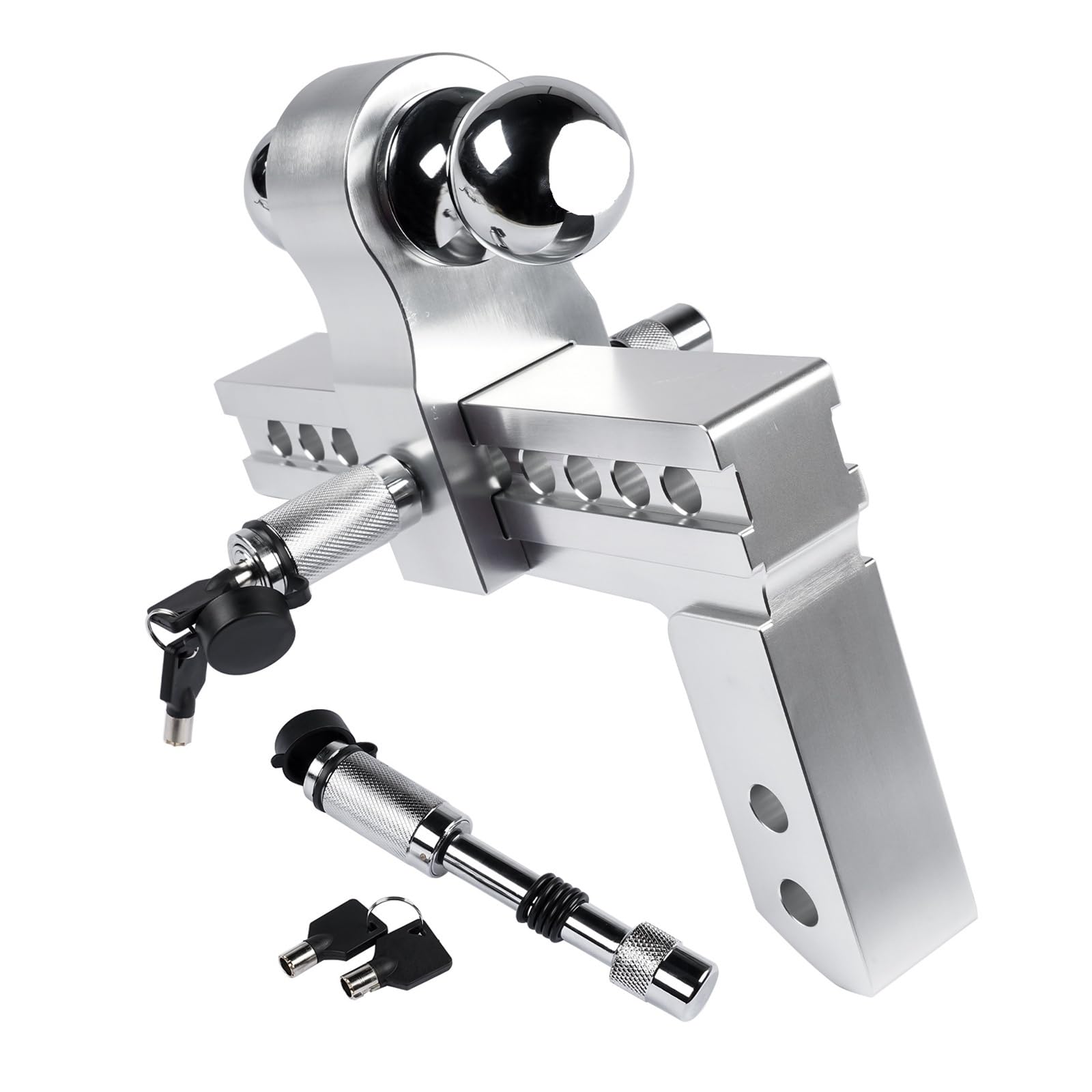Zaczep Przyczepy, Regulowany zaczep holowniczy do odbiornika 2'' 10'' Drop Rise Tow Hitch 12500LBS