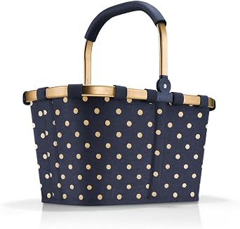 reisenthel Carrybag Sturdy Shopping Basket with Lots of Storage Space and Practical Inner Pocket - Elegant and Water-Repellent Design
