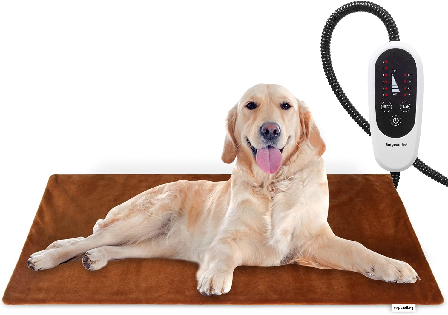 heating pad on dog