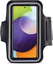 Jogging Tasche kompatibel für Samsung Galaxy A56 / A55 / A55s / A54 / A53 / A52 / A52 5G / A52s 5G Handy Hülle Sport Lauf Armband Fitnesstasche