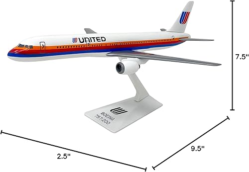 Miniatura 5 de United 76-93 757-200 modelo miniatura de plástico Snap Fit 1200 parte  ABO-75720H-012