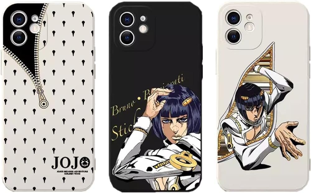 jojoの奇妙な冒険コラボスマホ ジョジョ b-17 Amazon.co.jp: JOJO ブチャラティ スマホケース iphone17ケース