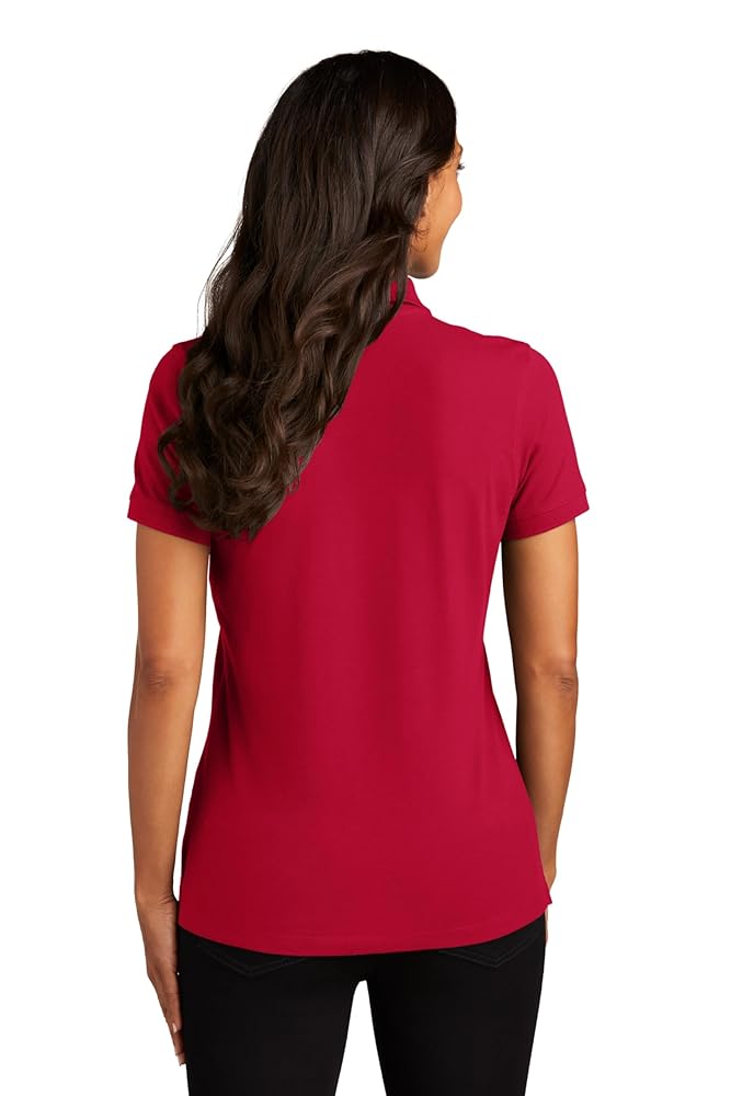 Port Authority Women's EZCotton Polo Shirt Apple Red at
