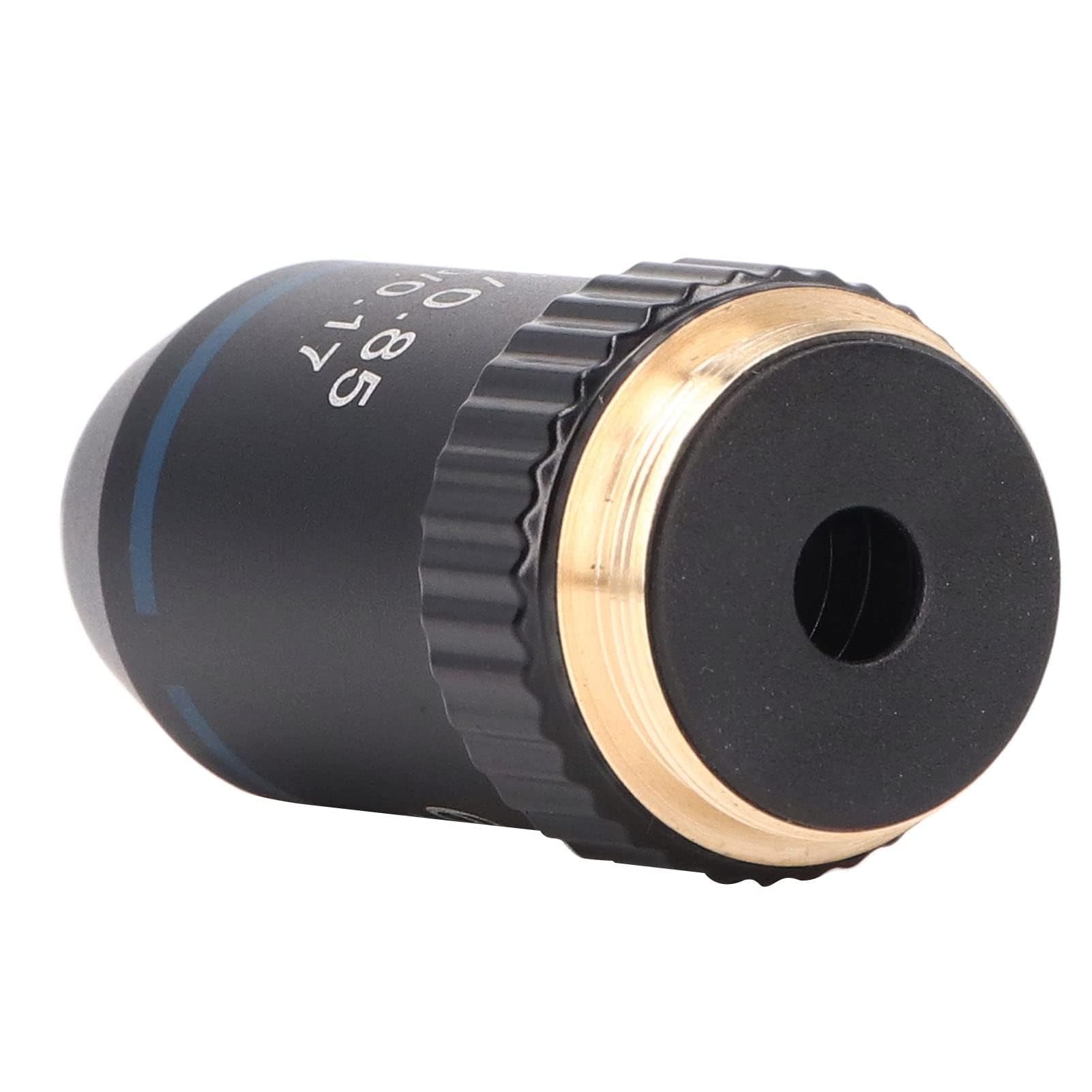 Objetivo Acromático Objetivos de Microscopio de Latón Lente Objetivo de Microscopio Interfaz de Lente de Microscopio 60X 20,2 Mm para Laboratorio de Biología