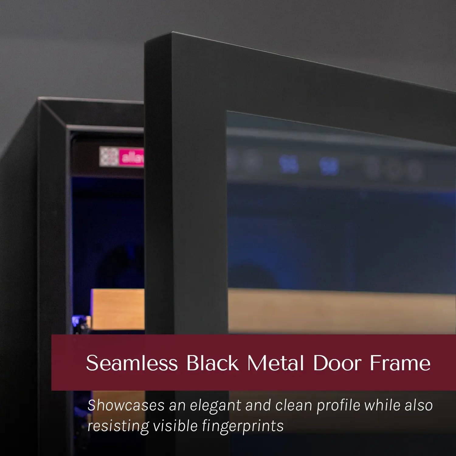 Allavino Vsw71ld-2br Wine Refrigerator, Right Hinge, Black Metal on Fridge.com - View 5