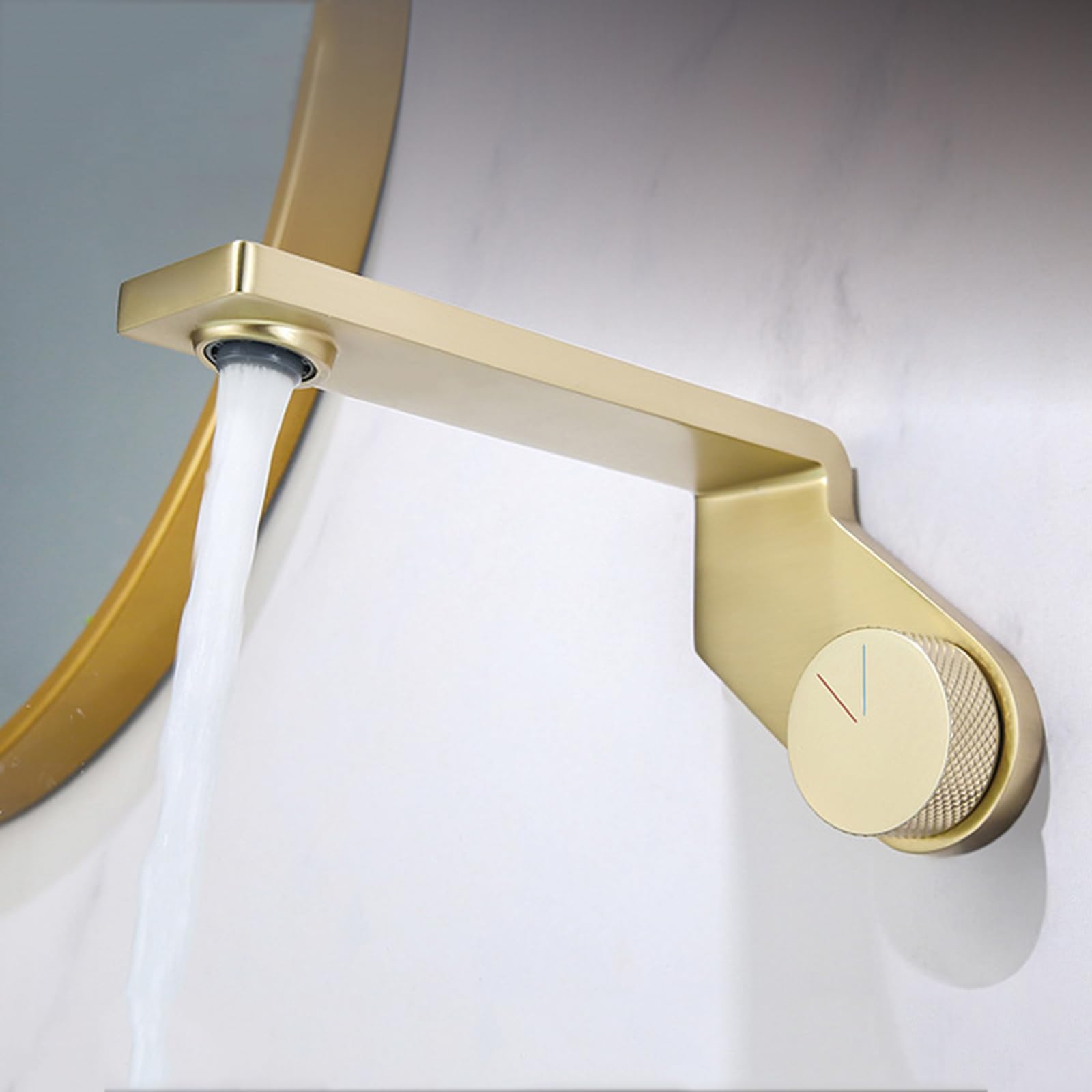 Mitigeur mural encastrable laiton BiaoTeng anti-calcaire pour remplacer un vieux robinet