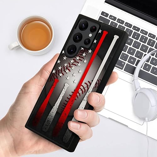 Miniatura 5 de TnXee Funda compatible con Samsung Galaxy S23 Ultra, funda protectora antideslizante y a prueba de golpes para niños y niñas, funda de goma de