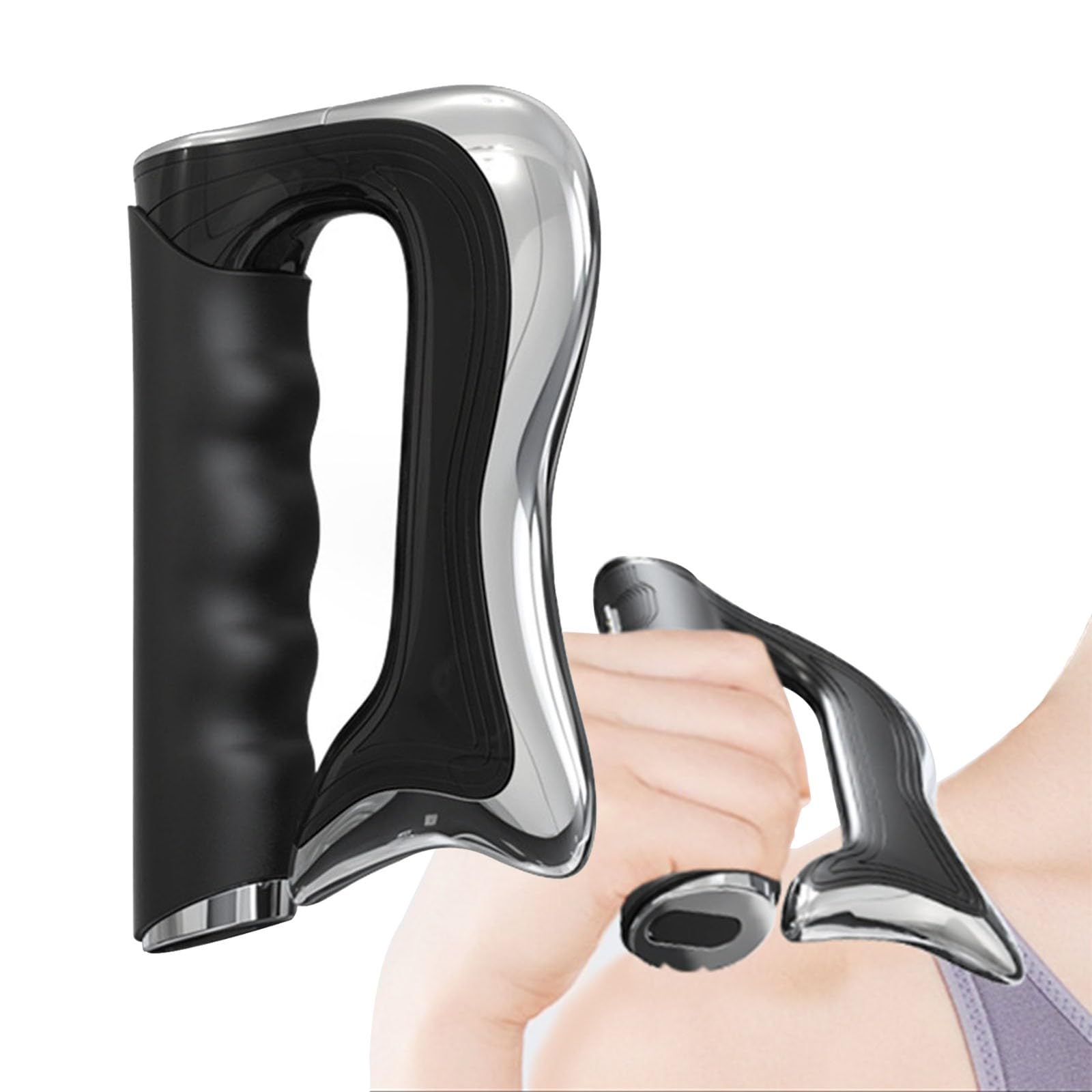 NICHOY Muscle Relaxation Electric Fascia Knife,Medical Scraper,Fascial Massager,Applicable to The Whole Body,Micro-Electricity Stimulates Muscle(B)