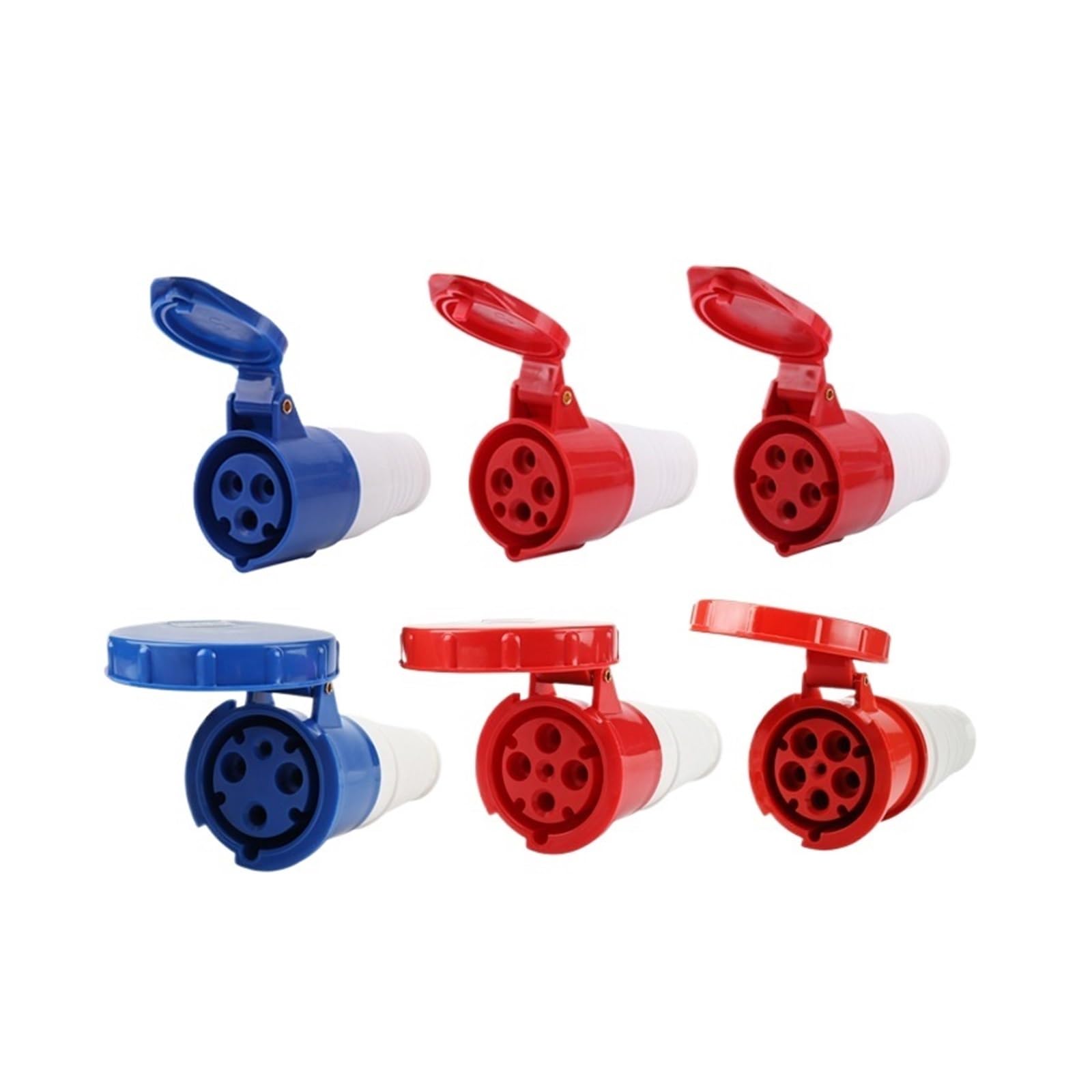 1 enchufe industrial de 16/32 A, conector trifásico de 3/4/5 núcleos y 380 V for aplicaciones.(2455 core 125A solid)