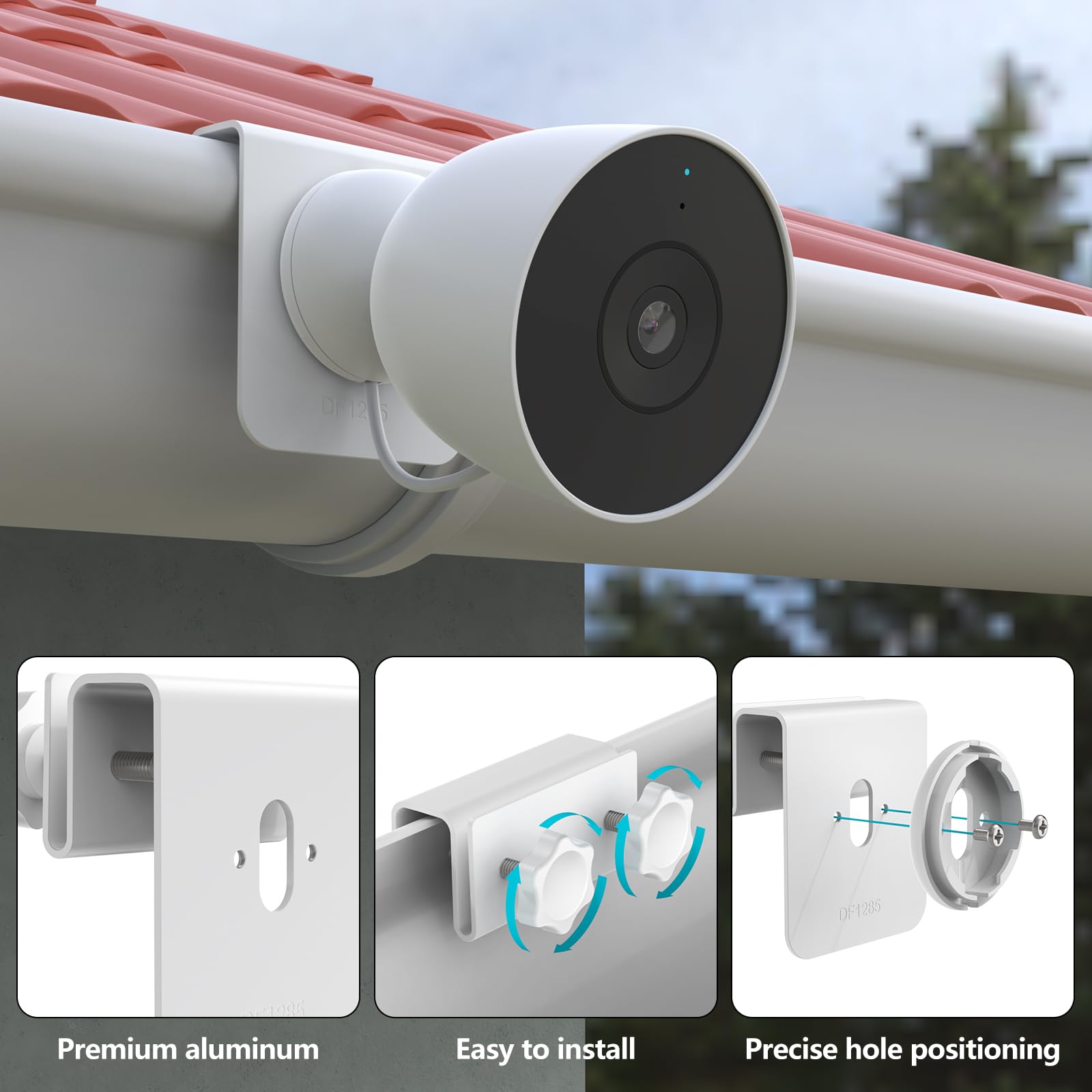 Amazon | HOLACA 雨樋マウント Google Nest Cam Outdoor Wired 第2世代