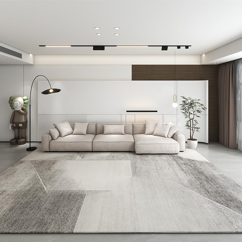 Alfombra de pasillo antideslizante y antifatiga gris de 100x200 cm para un hogar seguro