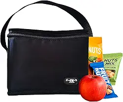 Bolsa Térmica Pequena Preta 2 Litros Para Marmita E Lanches