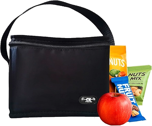 Bolsa Térmica Pequena Preta 2 Litros Para Marmita E Lanches