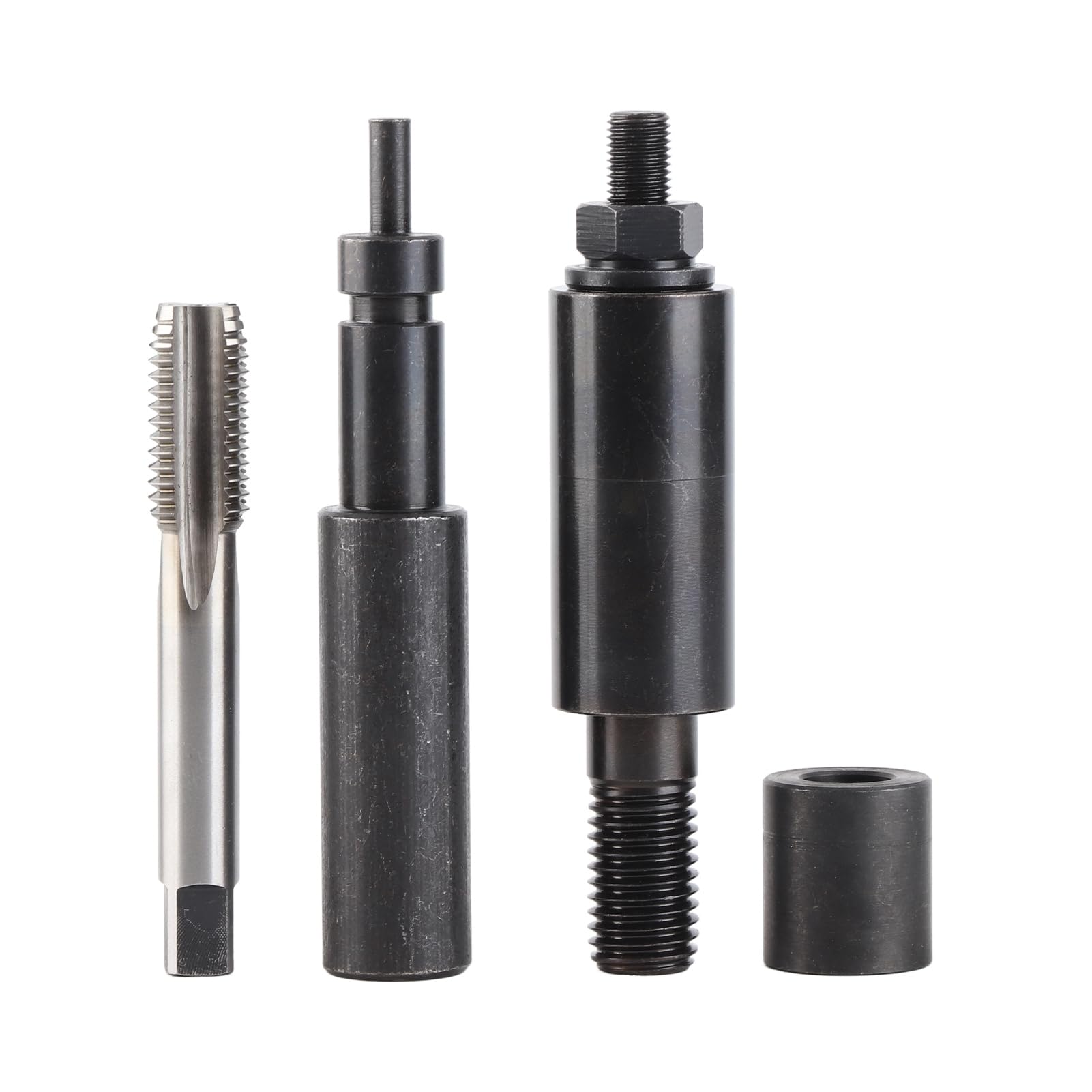 Tbest Kit de Instalación de Removedor de Manga de Inyector, 4 Piezas, Apto para Motores Diésel 6.0L 6.4L 2003-2010 con Grifo Separado y Junta Tórica