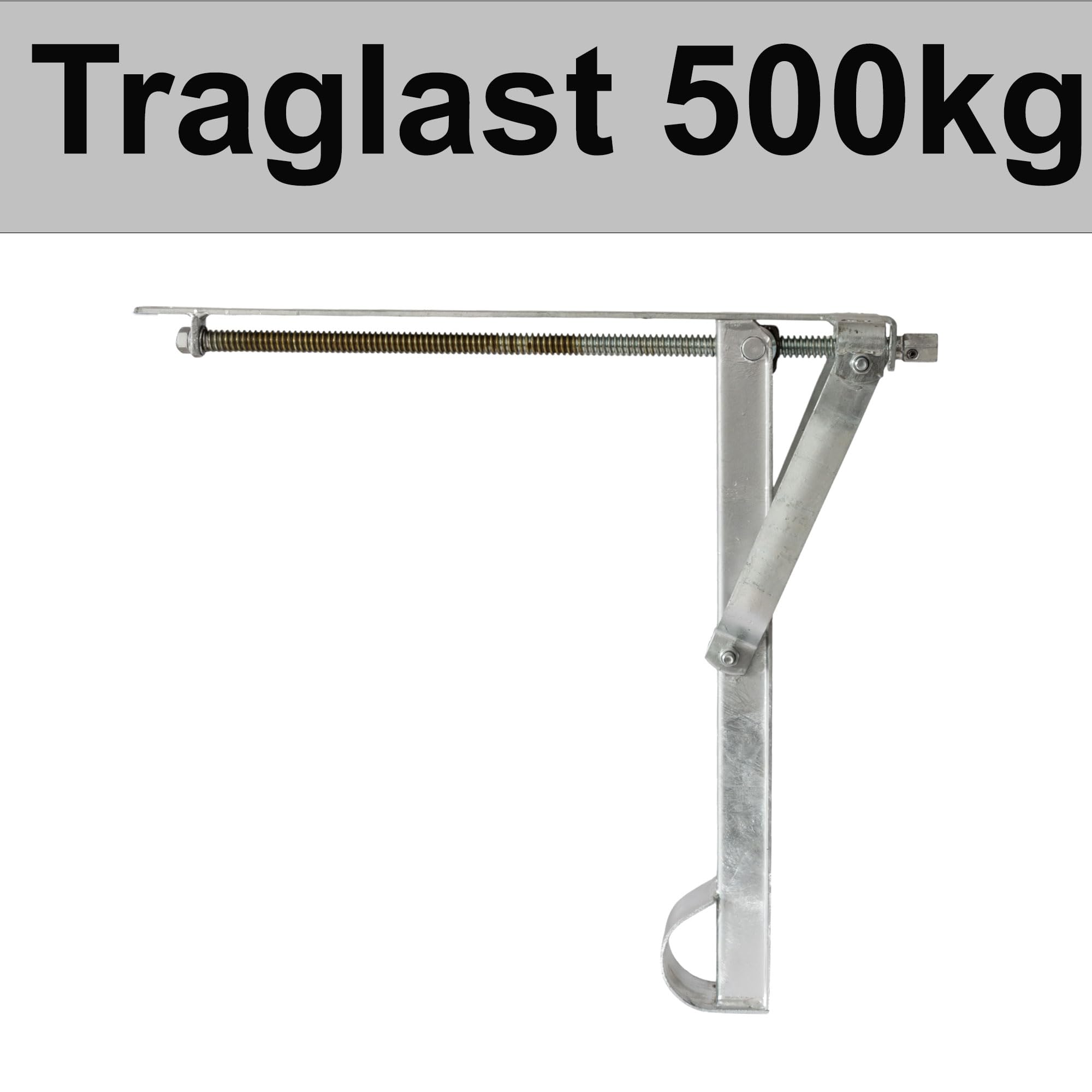 Ausdrehstütze Eckstütze Stahl Stützbein Caravan Trailer Abstützung Zubehör