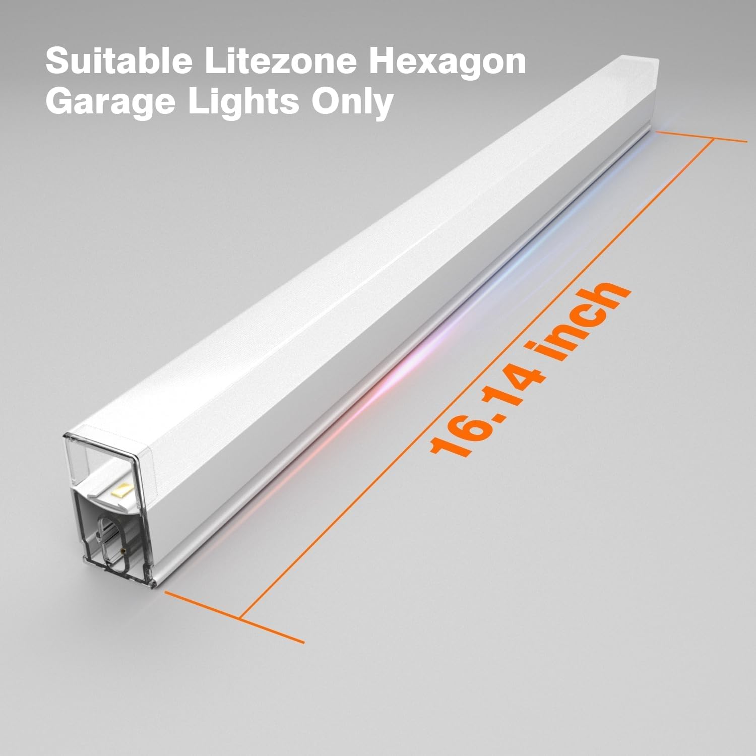 3 Level Dimmable Hexagon Garage Lights Tube 2 Pack Exclusively Compatible Brand Hexagon LED Lights — view 2