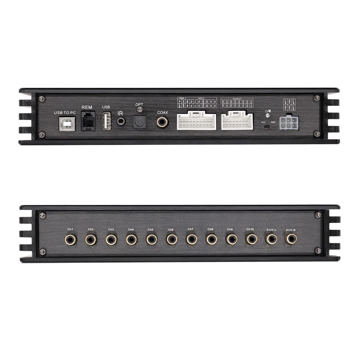 Amazon.co.jp: PUZU 6チャネル入力10チャネル出力車載DSPアンプ