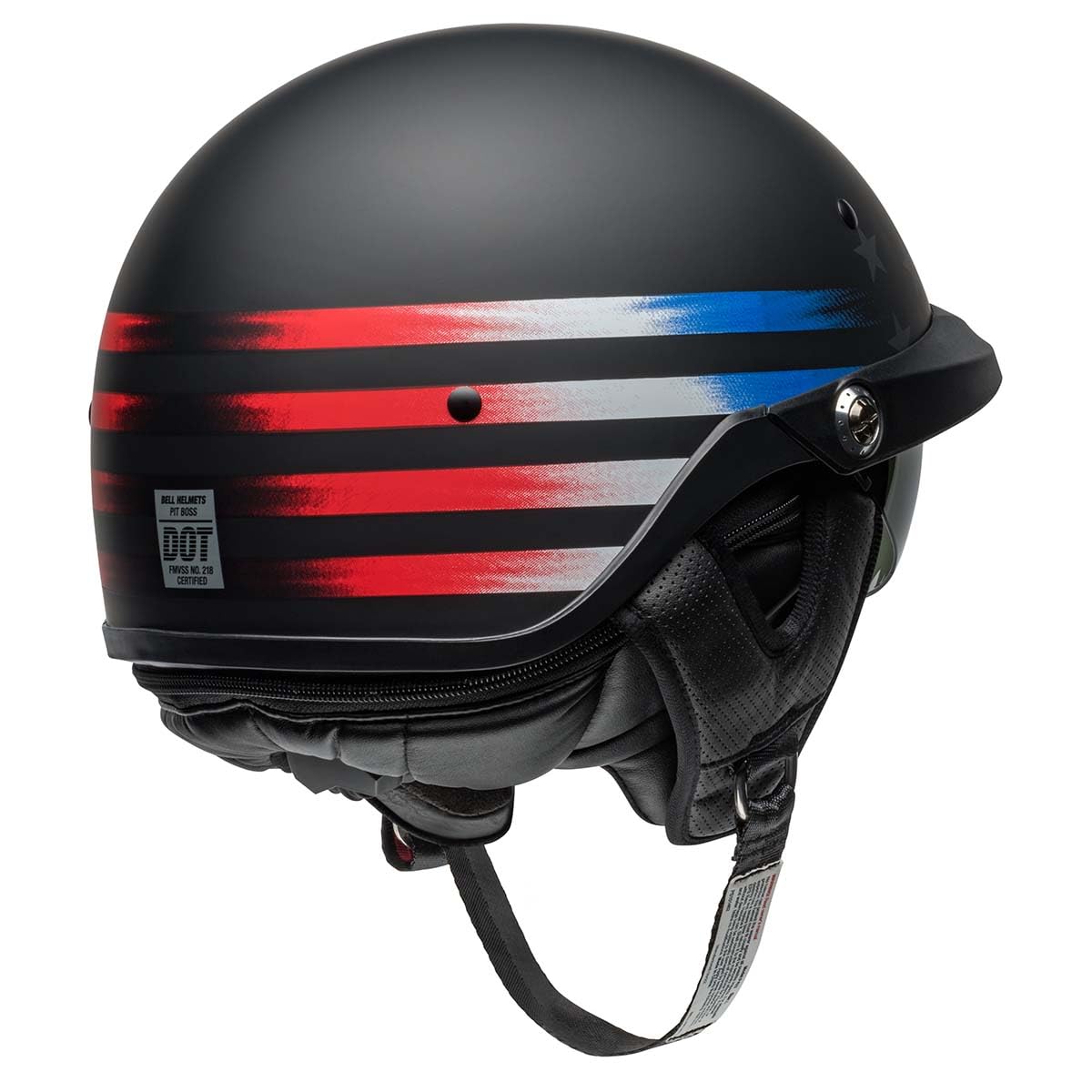 Bell Powersports Pit Boss Banner Matte BlackRed Medium product thumbnail 9