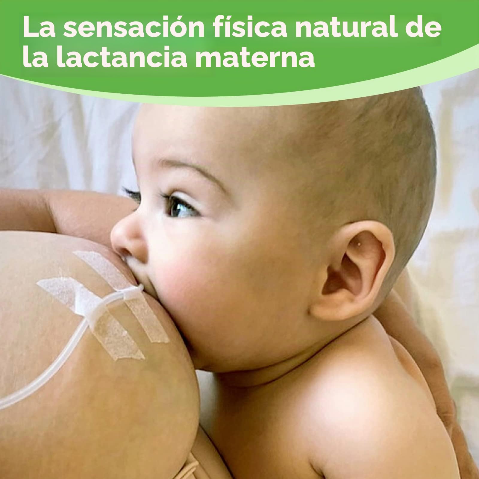 Relactador Lactancia de Silicona para Bebés – Alimentador Materno con Control de Flujo – Sistema de Relactación para Alimentación Complementaria – Estimula la Succión y Producción de Leche – Haakaa