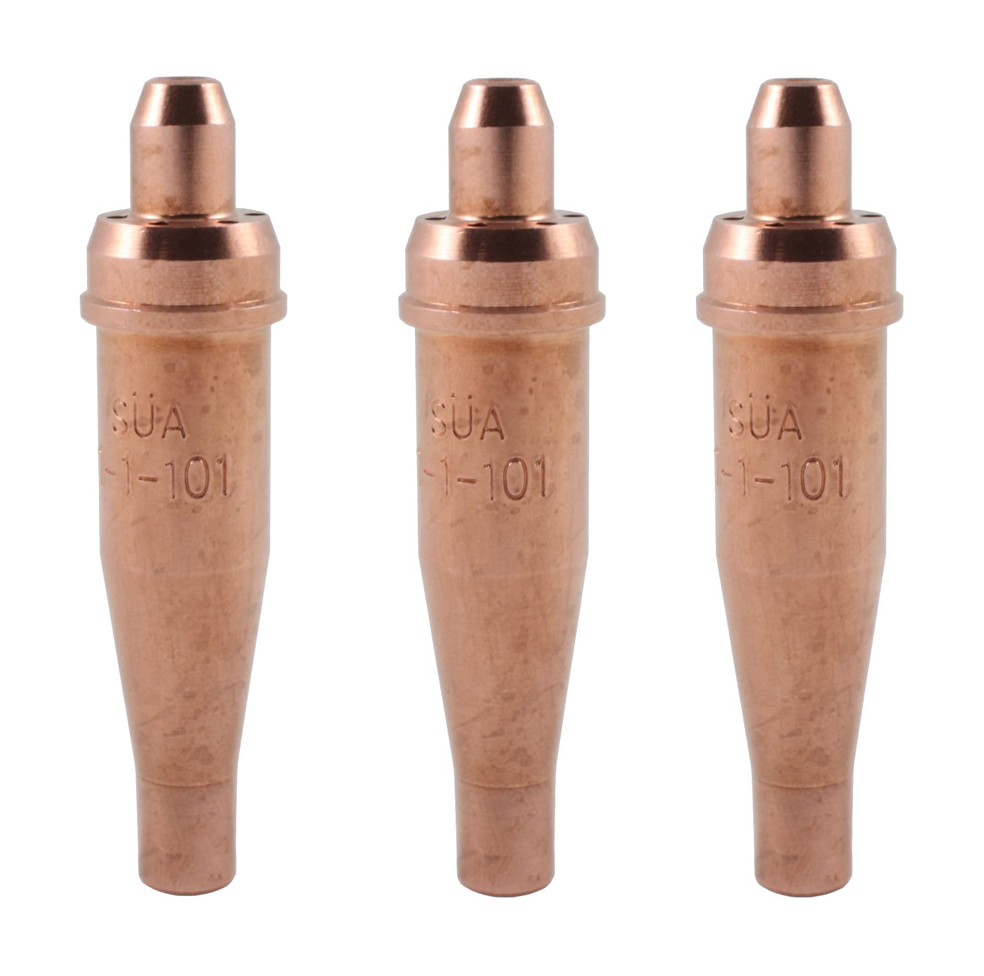 SÜA - (3 PACK) SÜA - 1-101 Series Acetylene Cutting Tip - Compatible with Victor Torches. Sizes: 0, 1 and 2