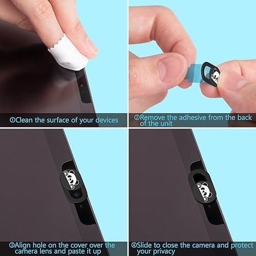 Miniatura 7 de Funda para cámara web, linda cubierta de felicitación para cámara de computadora portátil, cubierta de cámara, accesorios para MacBook Pro Air iMac,