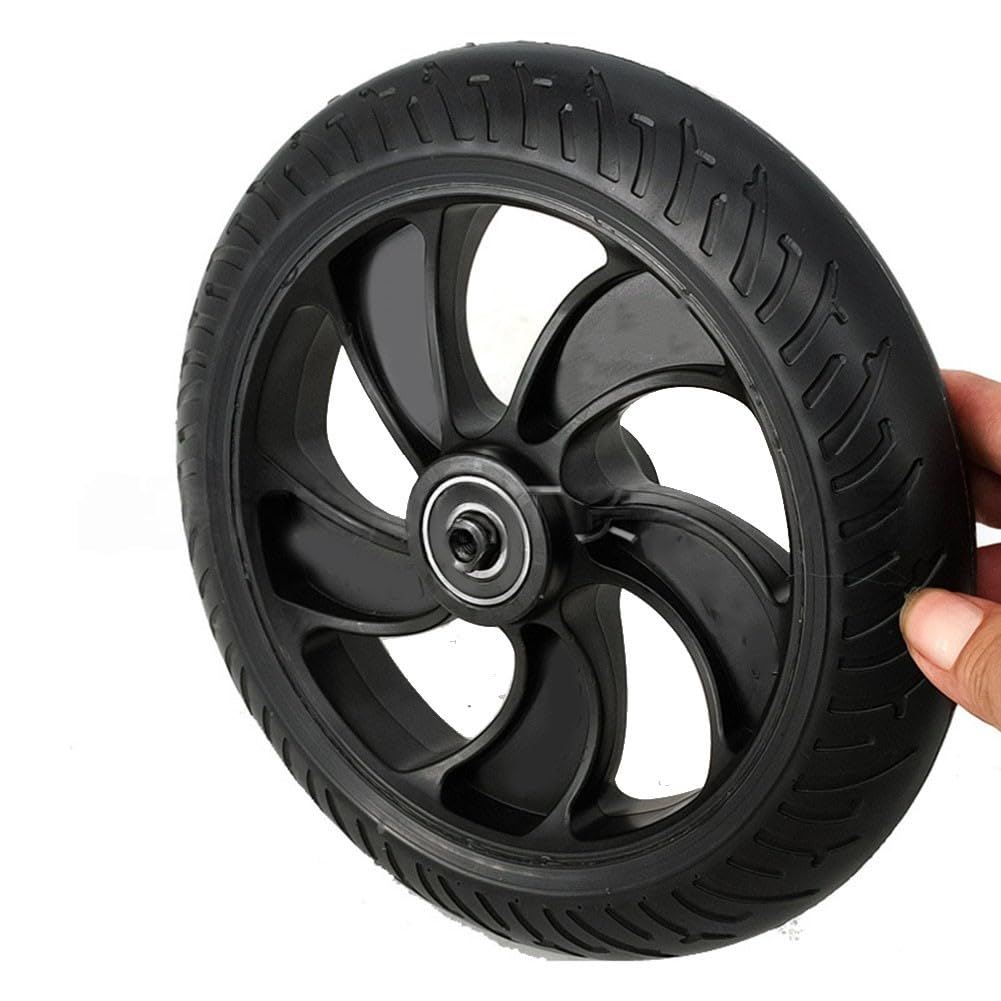Roue arrière de rechange pour scooter électrique, pneu de scooter de 20,3 cm pour Kugoo S1 et S3, matériau PU, roulement de moyeu, noir