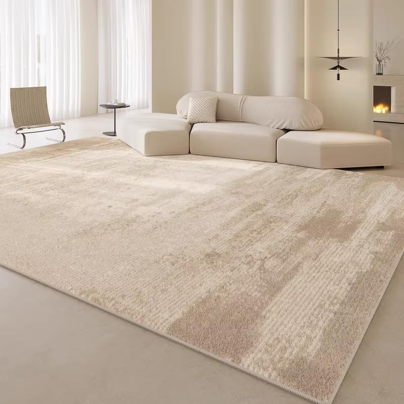 Alfombra de salón de gran tamaño JGGXHM suave para suelo de dormitorio de estilo crema 150x240
